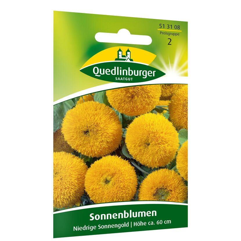 Sonnenblumen 'Sonnengold' Saatgutpackung