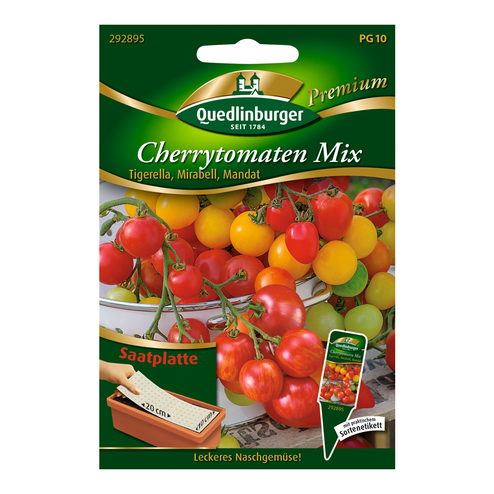 Cherrytomaten-Mix "Tigerella" "Mirabell" "Mandat" + product picture