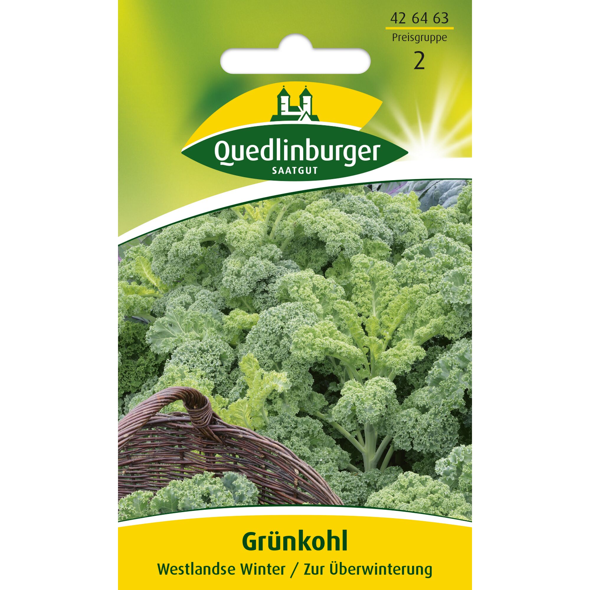 Grünkohl Westlandse Winter im Korb