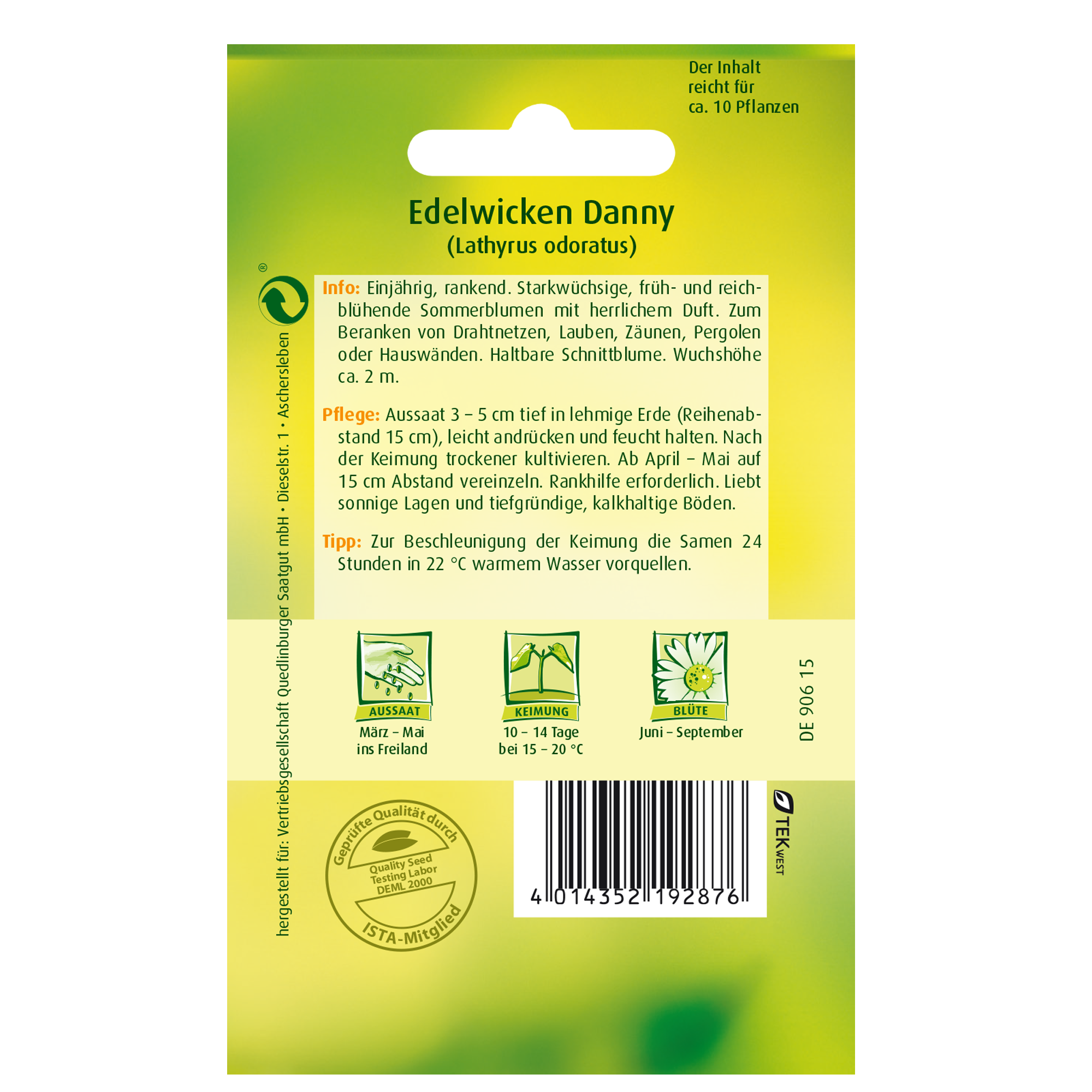 Edelwicken 'Danny' + product picture