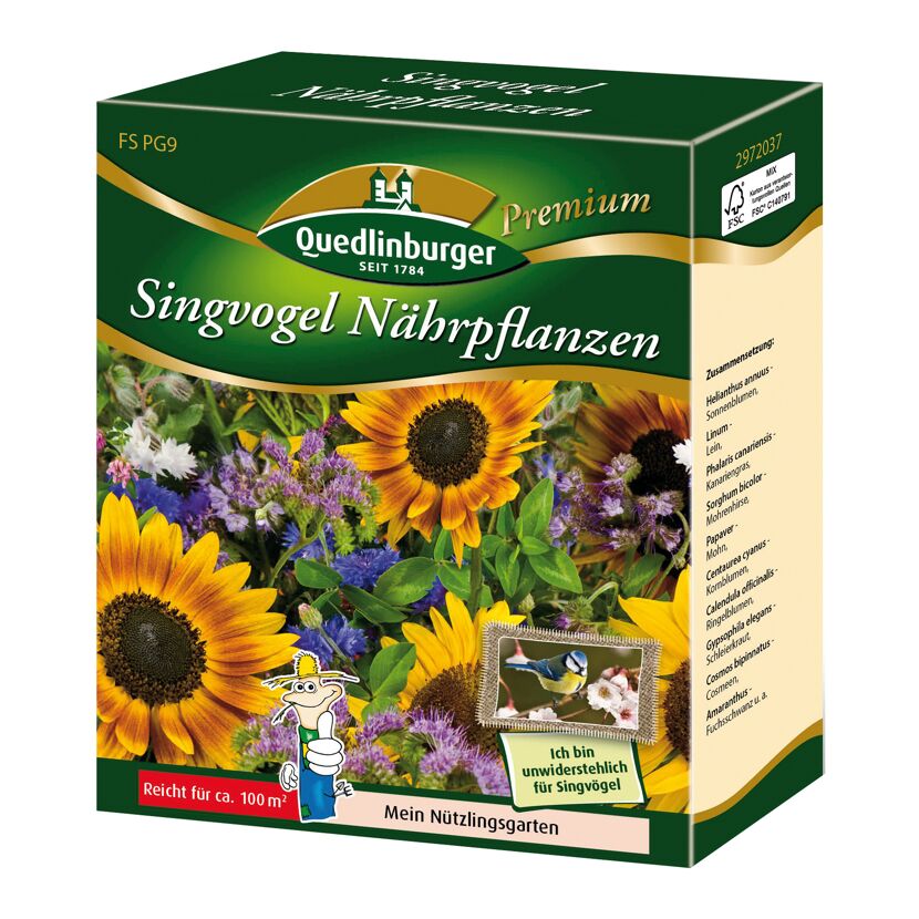 Blumen- und Pflanzenmischung 'Singvogel Nährpflanzen'