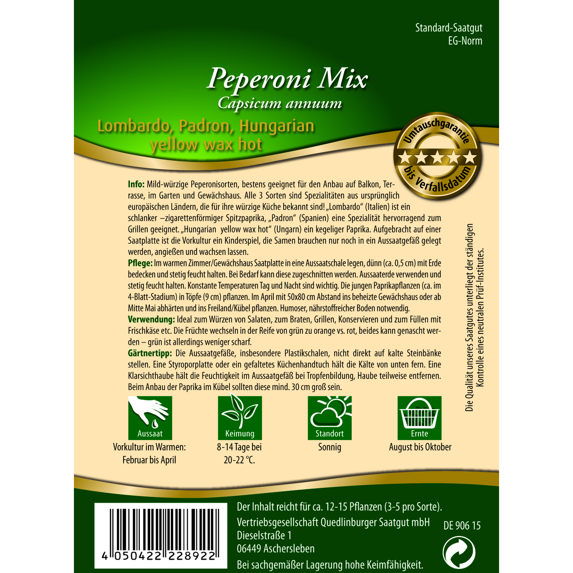 Premium Peperoni 'Mix' + product picture