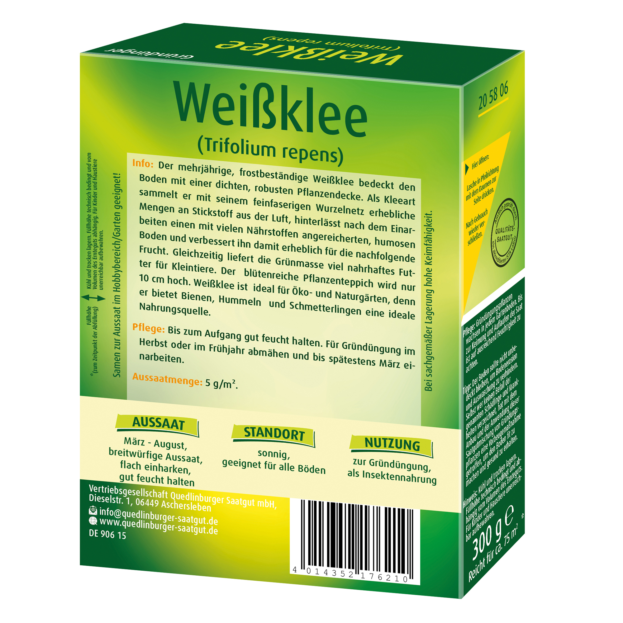 Weißklee Gründünger 300 g