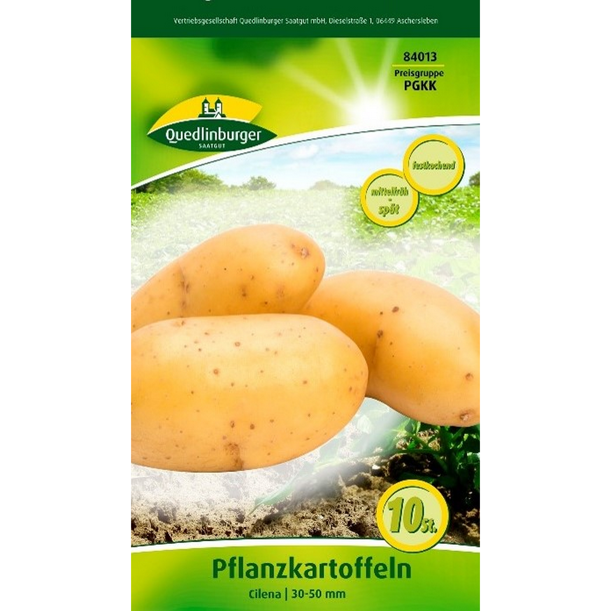 Pflanzkartoffel 'Cilena' gelb 10 Stück + product picture