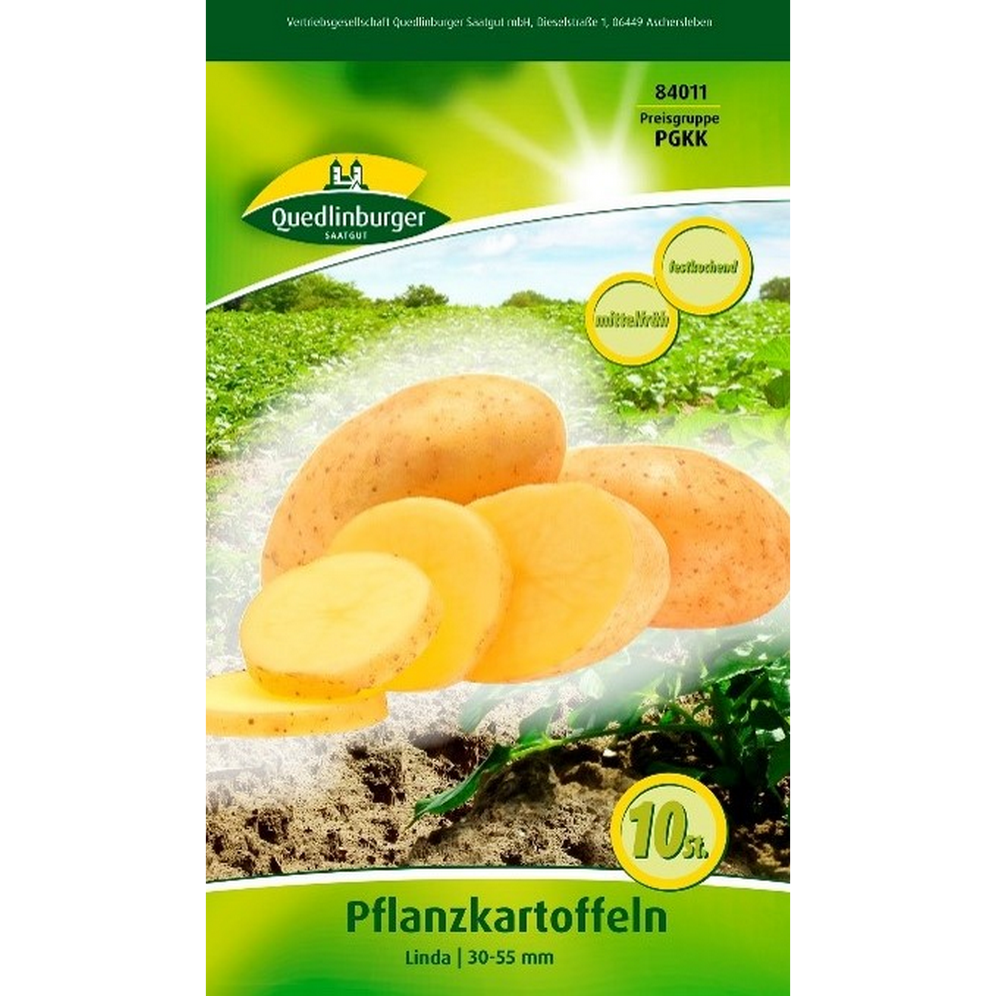 Pflanzkartoffel 'Linda' gelb 10 Stück + product picture