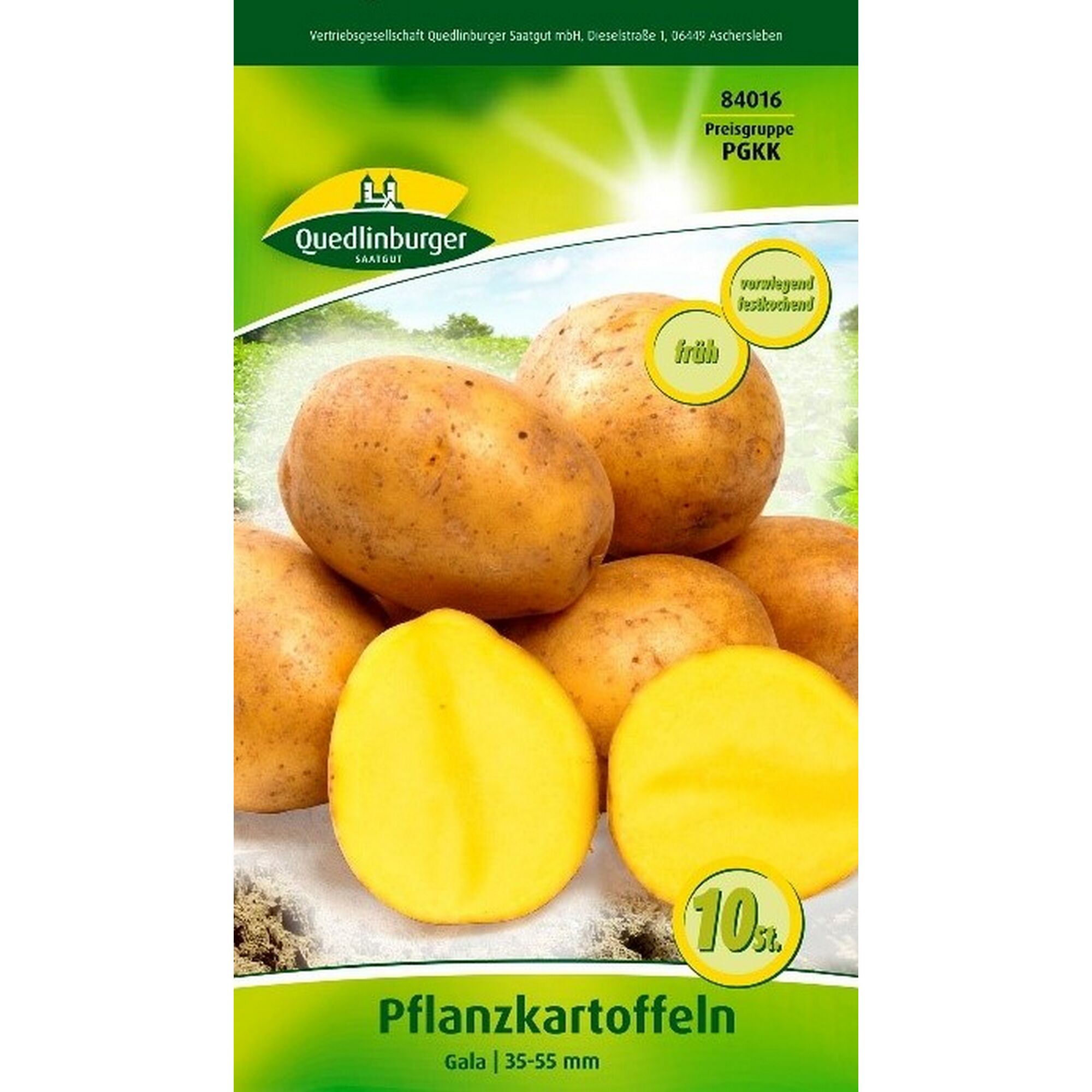 Gelbe Pflanzkartoffeln Gala