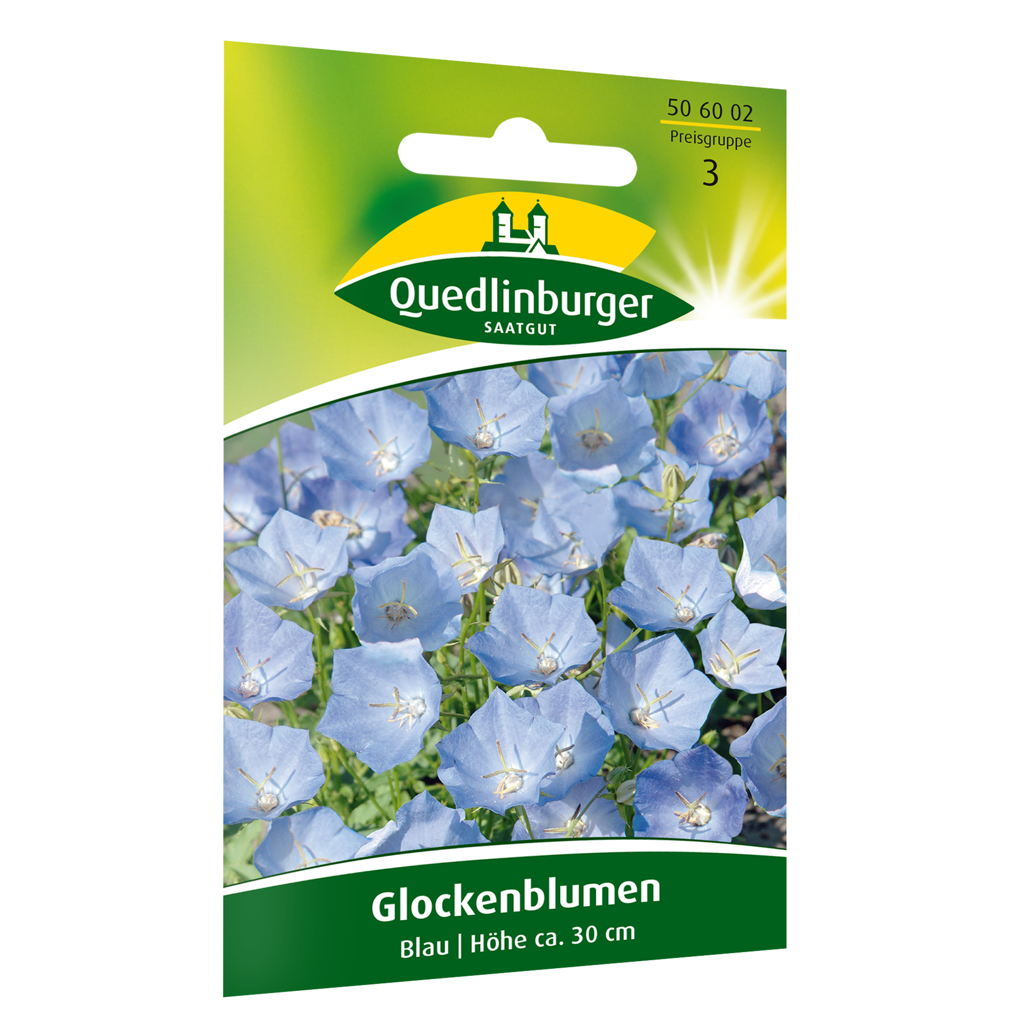 Glockenblumen blau + product picture