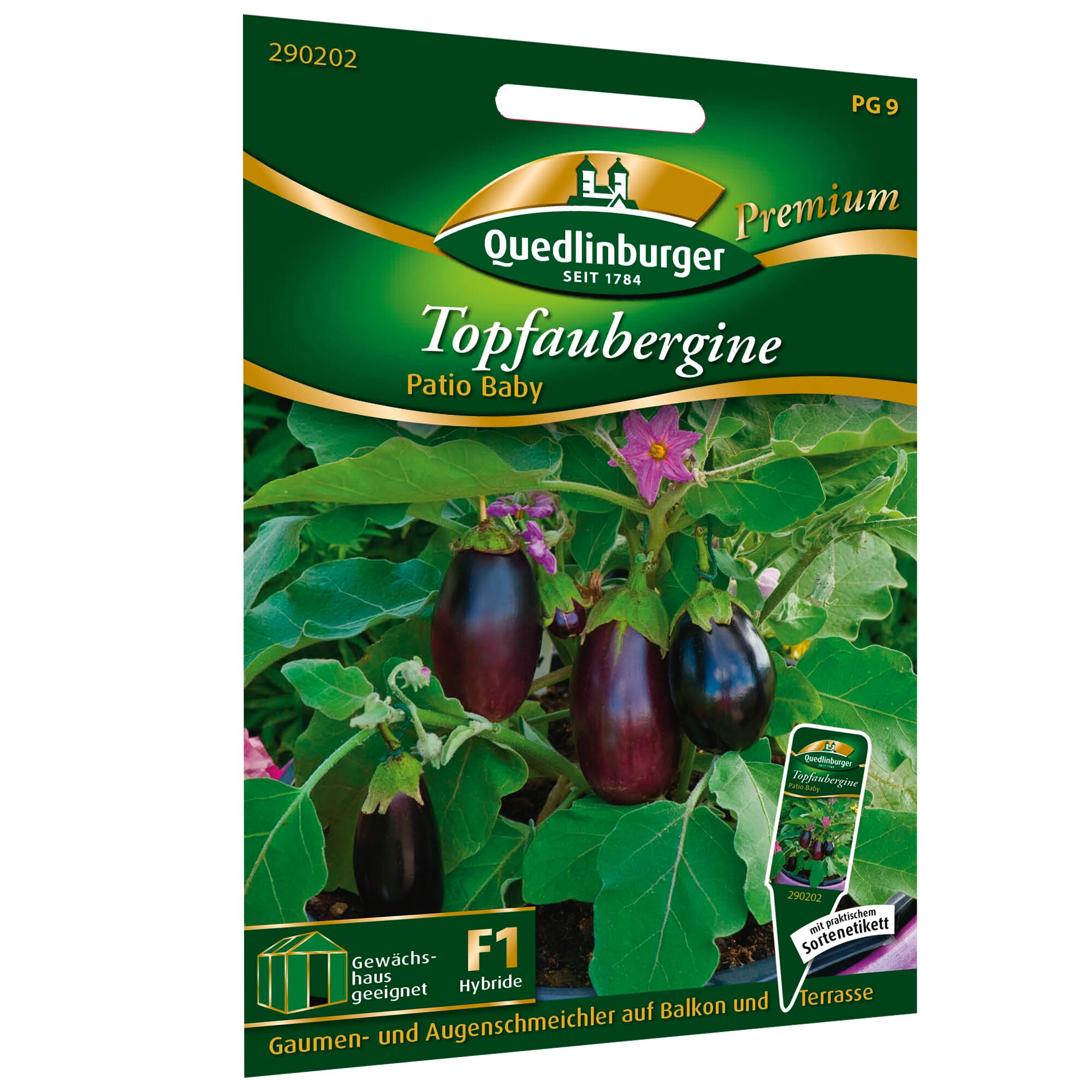 Quedlinburger Topfaubergine Patio Baby