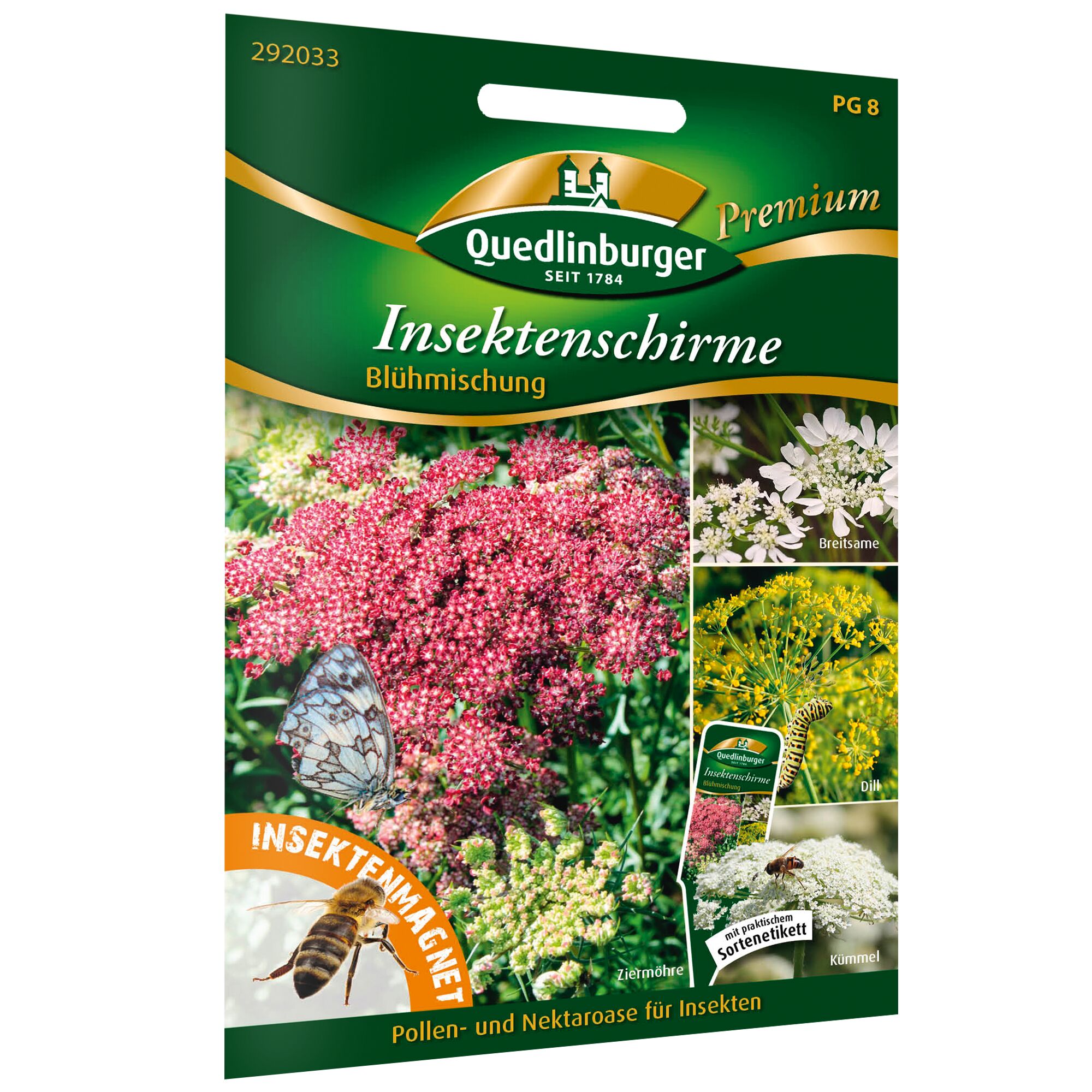 Quedlinburger Insektenschirme Blühmischung Saatgutpackung