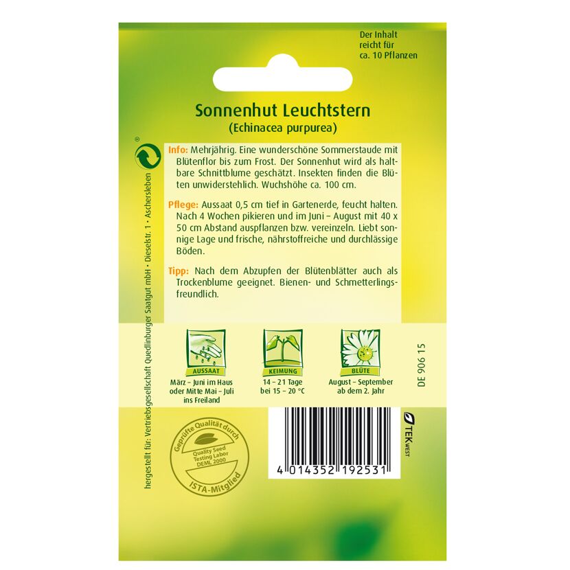 Sonnenhut Leuchtstern Samen