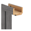 Zarge 'Natura' Grigio Eiche 198,5 x 98,5 x 14-16 cm, Rechtsanschlag