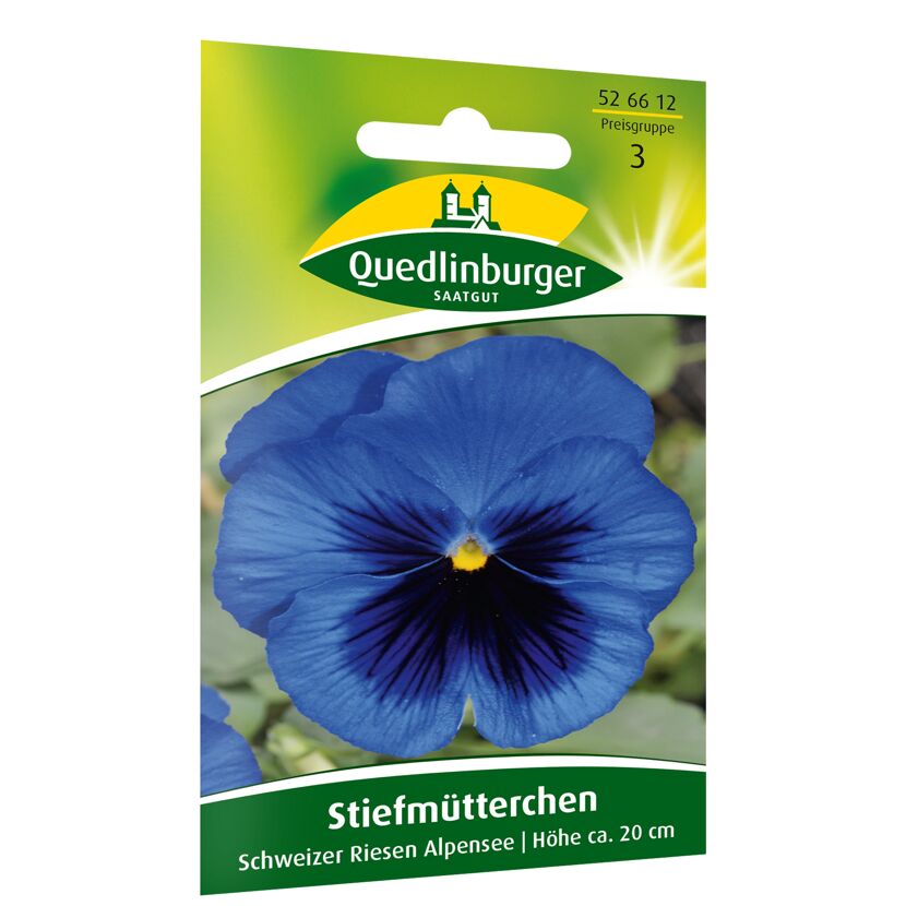 Samenpackung Quedlinburger Stiefmütterchen Schweizer Riesen Alpensee