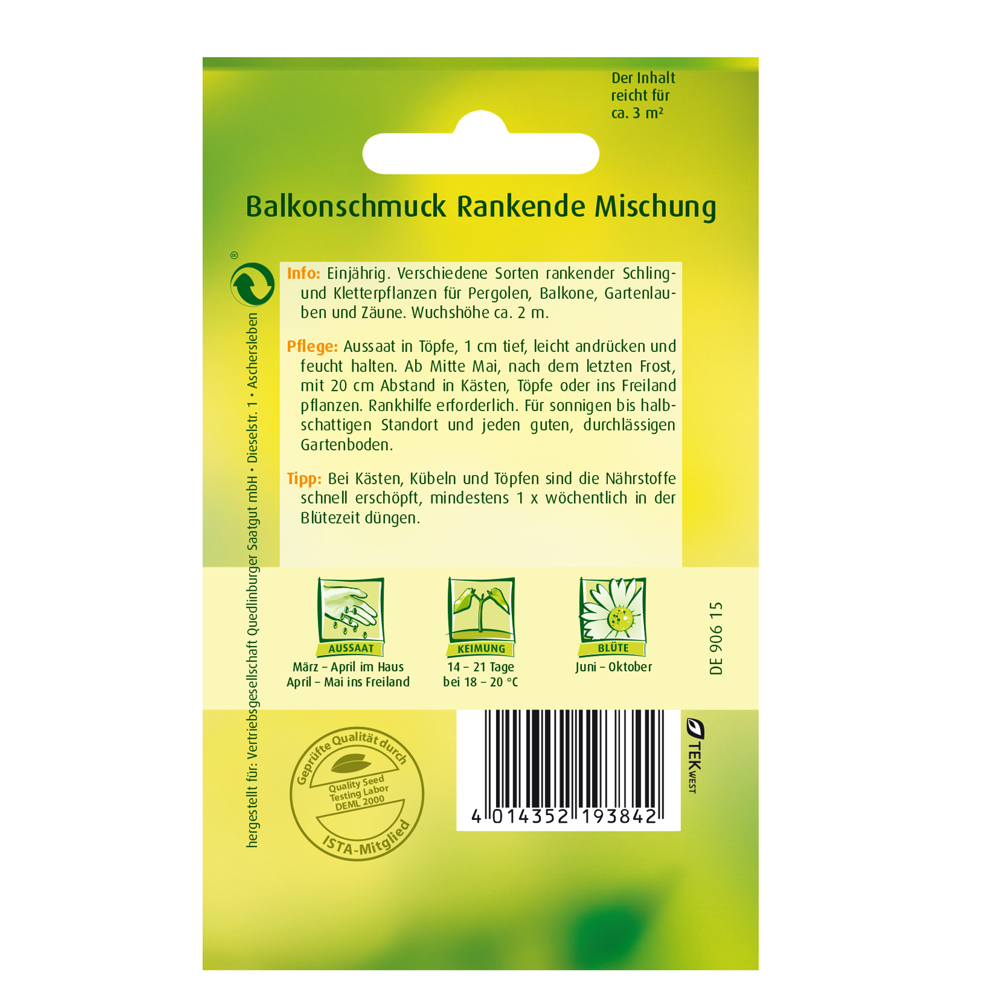Blumenmischung 'Balkonschmuck' rankend + product picture