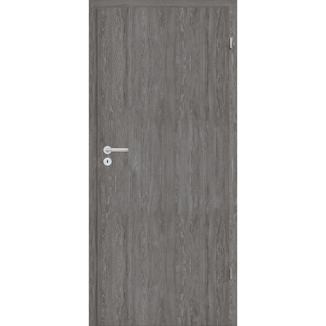 Zarge 'Natura' Grigio Eiche 198,5 x 98,5 x 9,5-11,5 cm, Linksanschlag