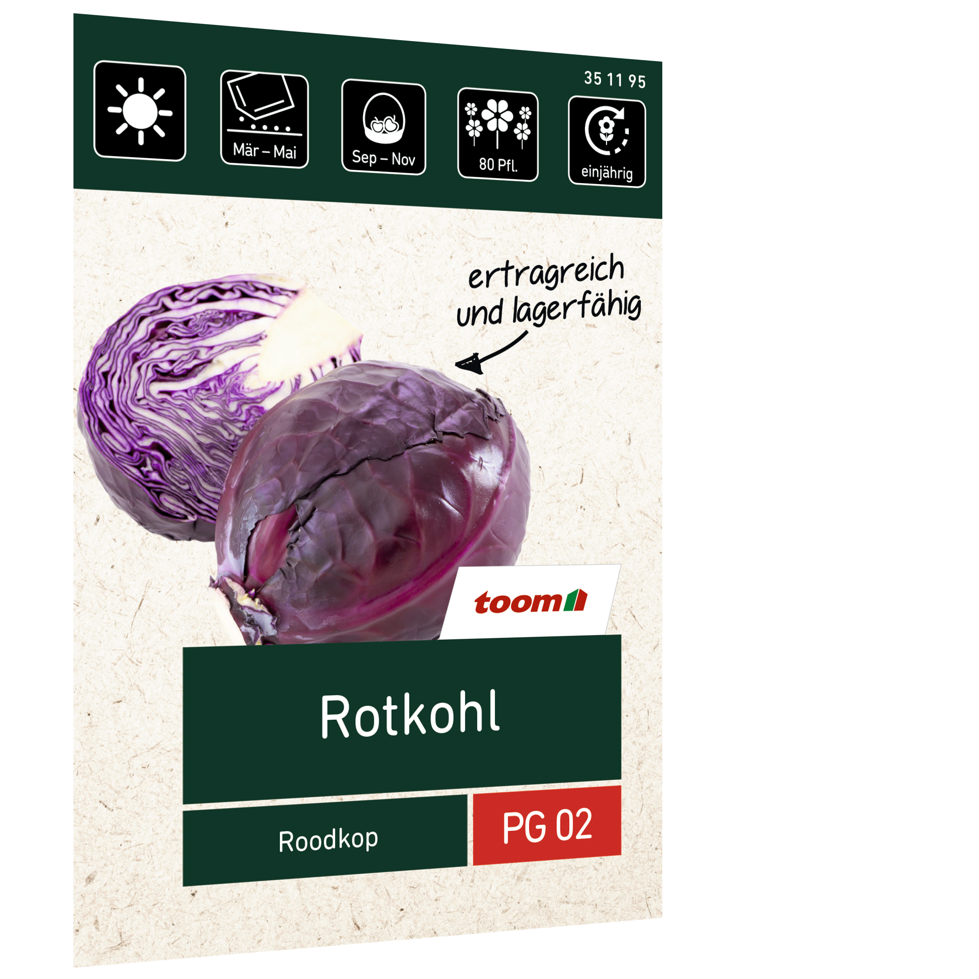 Rotkohl 'Roodkop' + product picture
