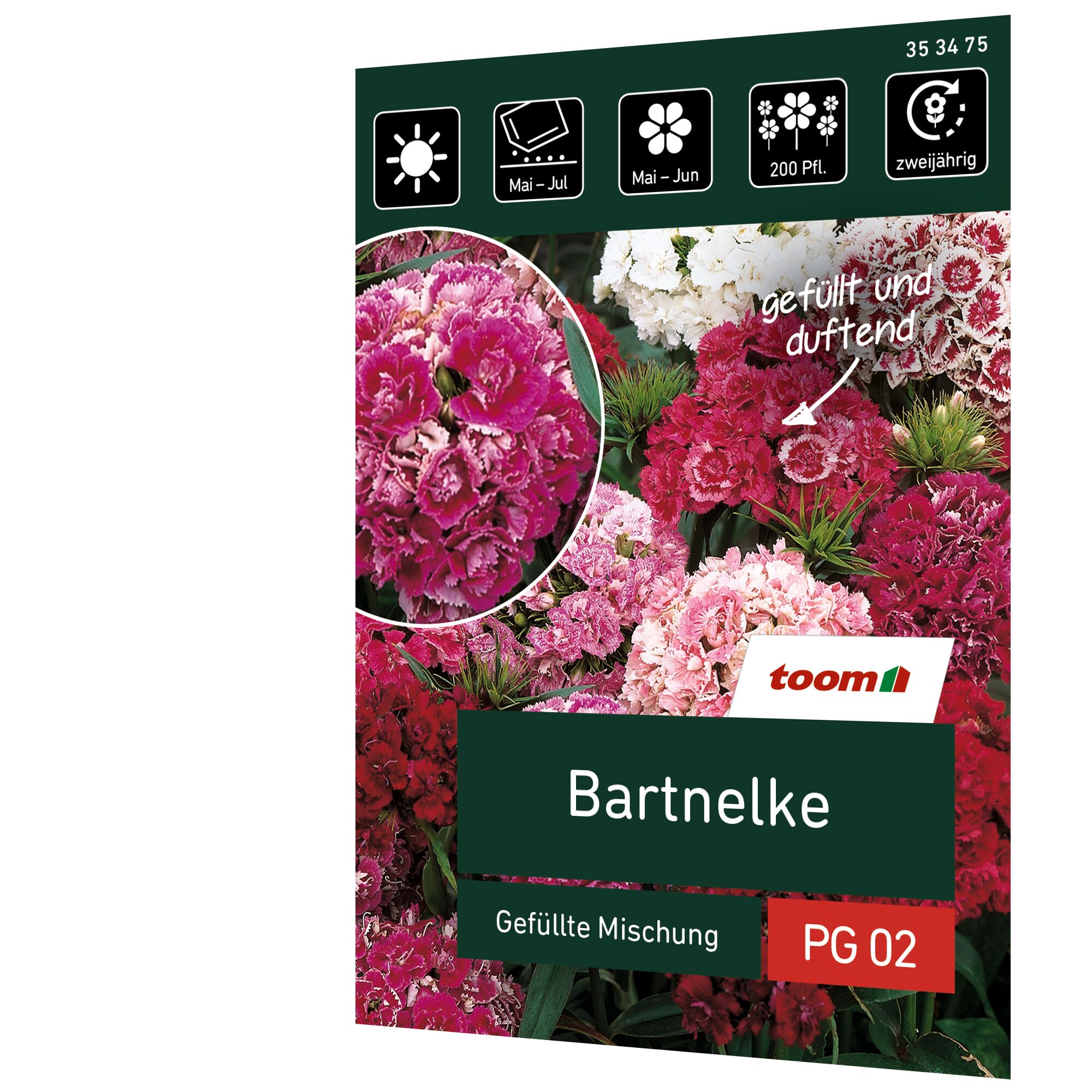 Toom Bartnelke, gefüllte Mischung