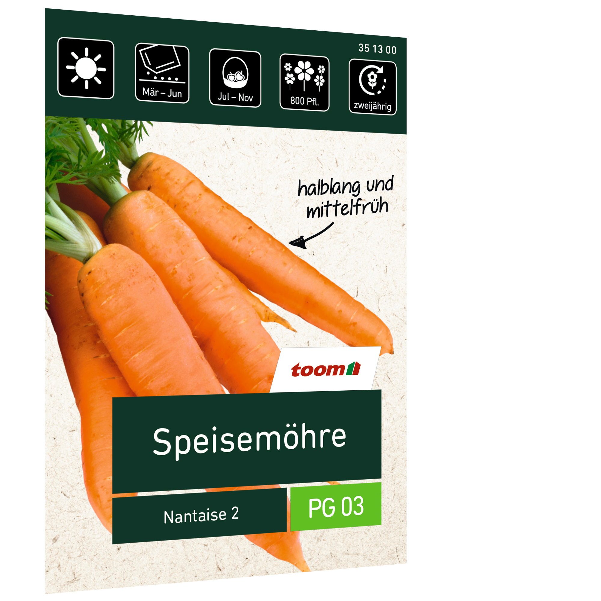 Speisemöhre 'Nantaise 2' + product picture
