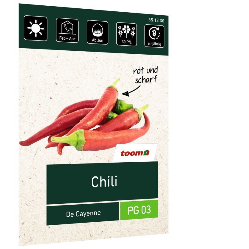 Chilischoten rot und scharf