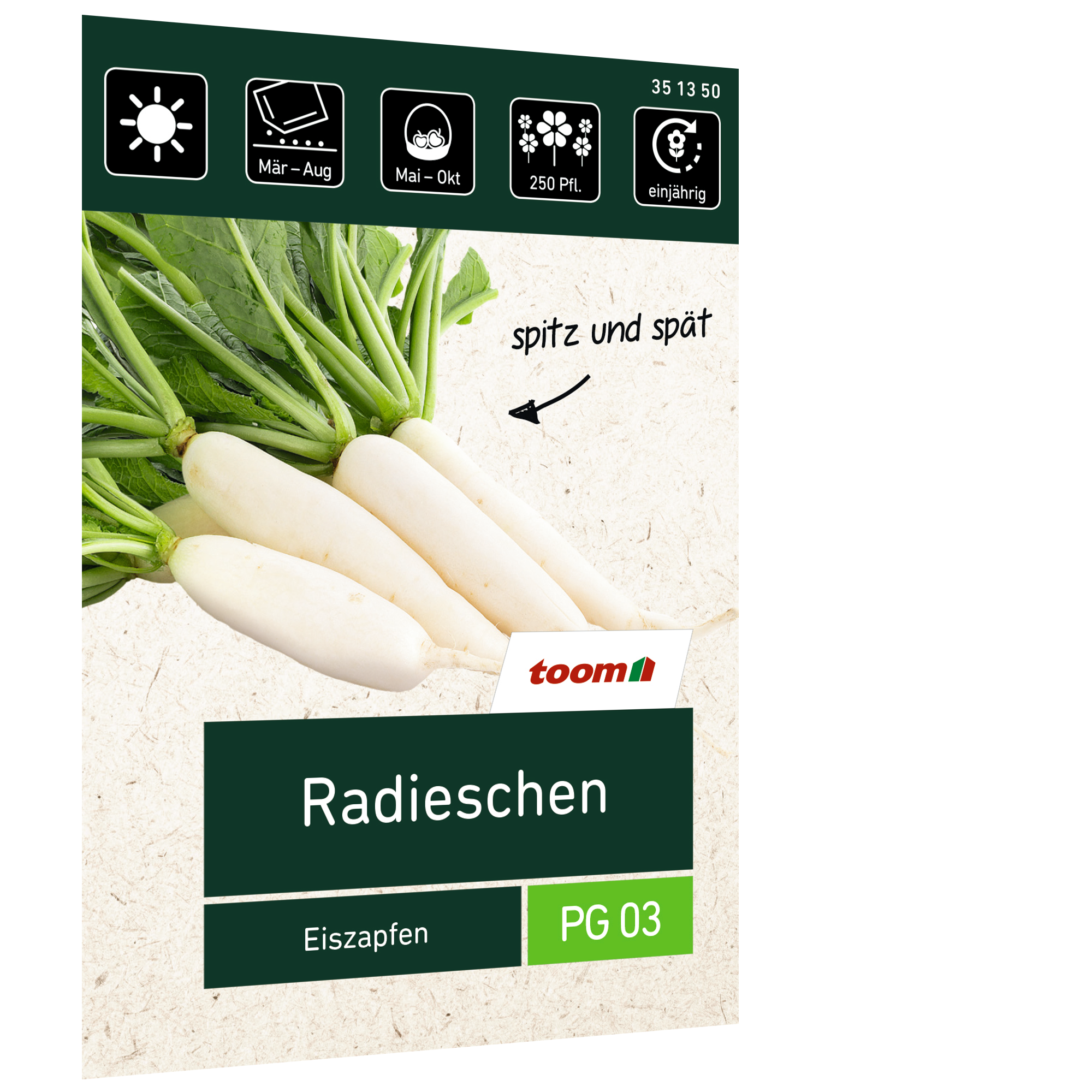 Radieschen 'Eiszapfen' + product picture