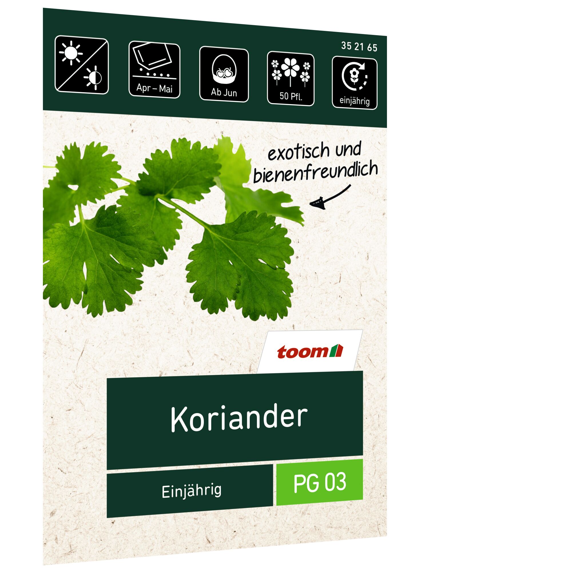 Koriander Saatgut von toom