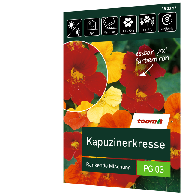 Bild von Kapuzinerkresse 'Rankende Mischung'