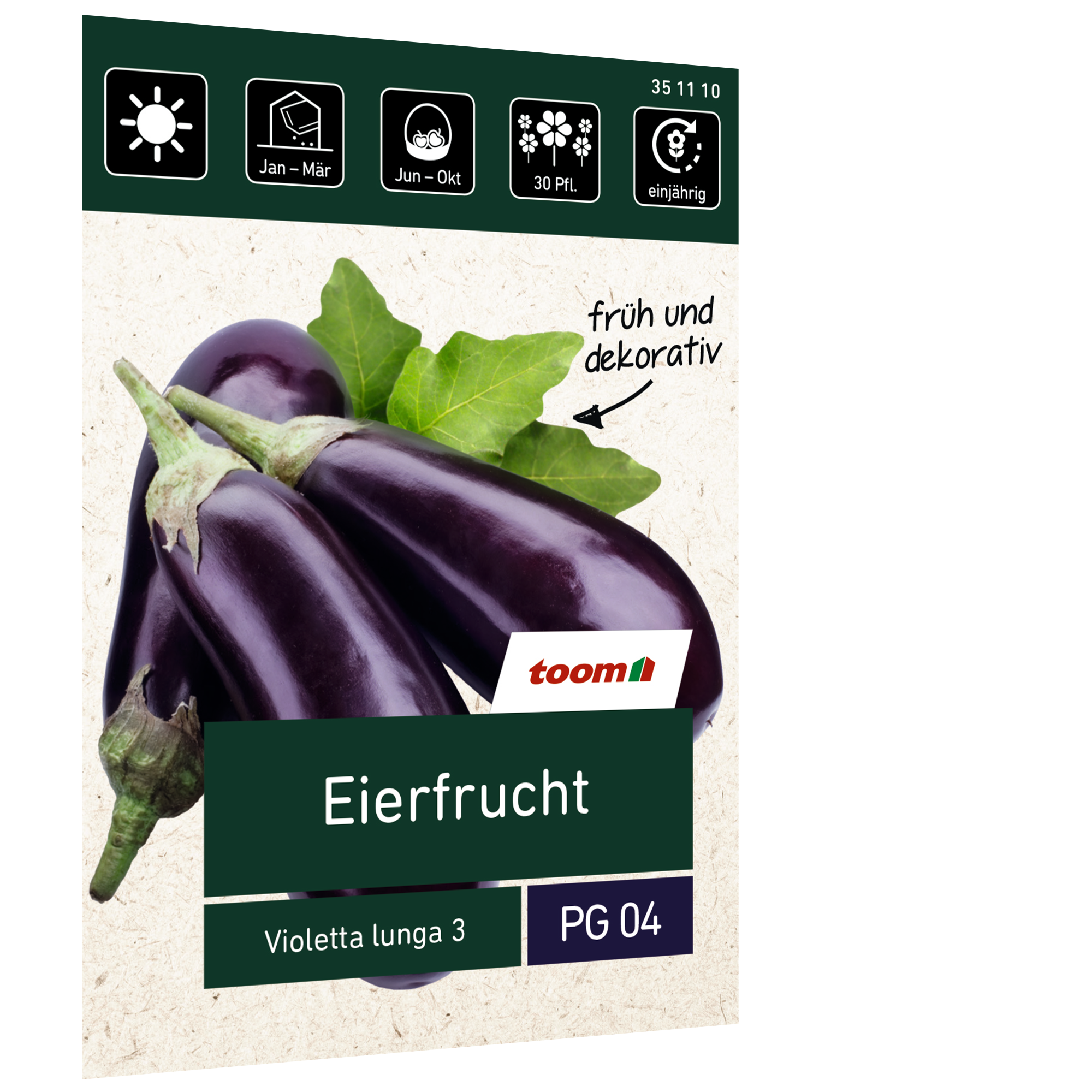 Eierfrucht 'Violetta lunga 3' + product picture