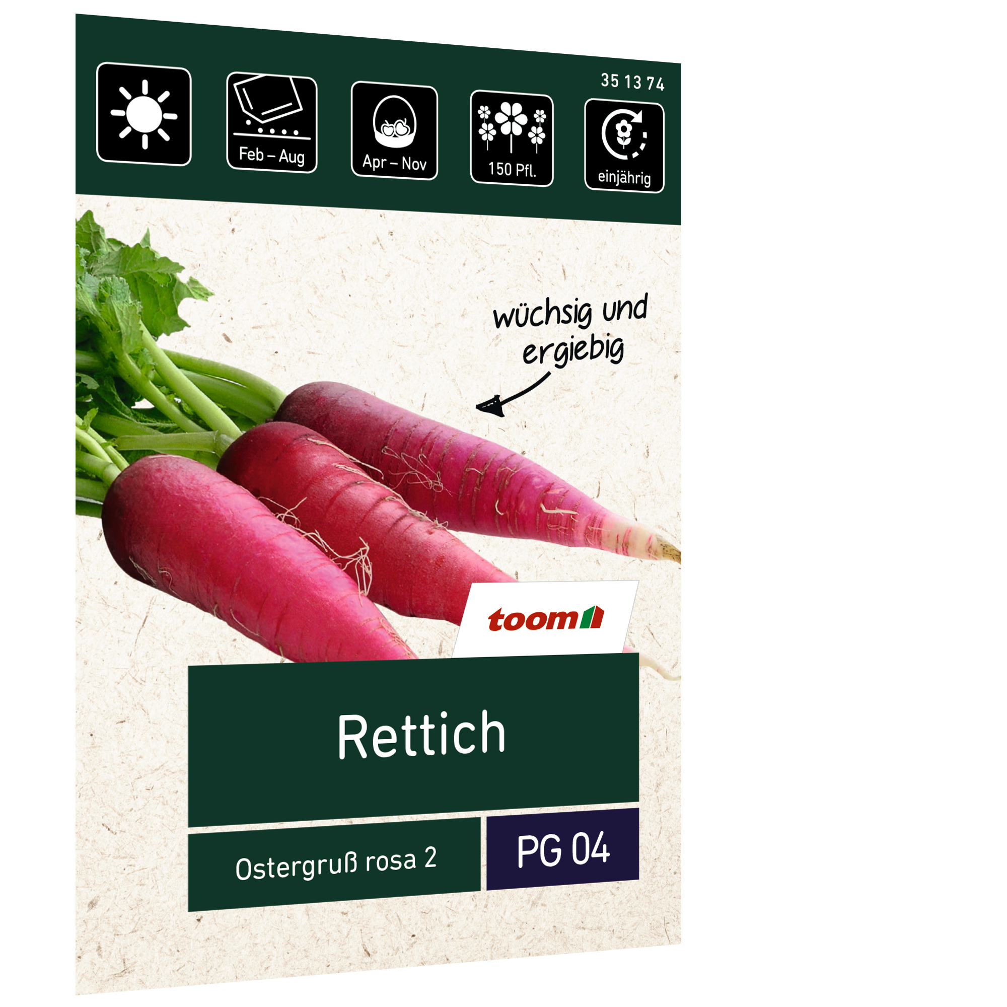 Rettich 'Ostergruß rosa 2' + product picture
