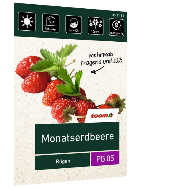 Bild von Monatserdbeere 'Rügen'