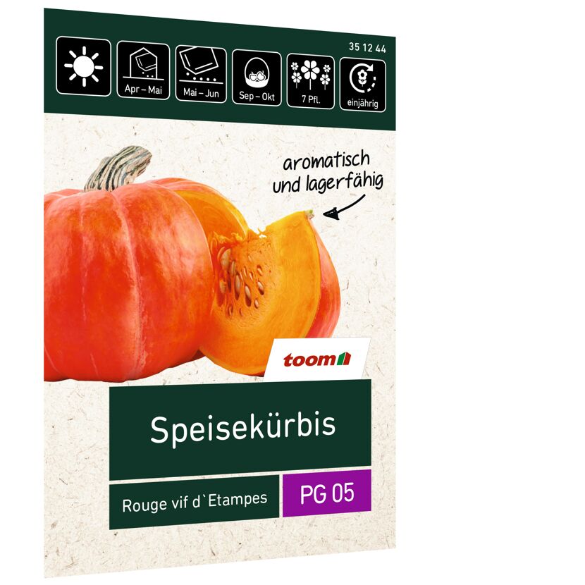 Riesenkürbis 'Rouge vif d'Etampes'