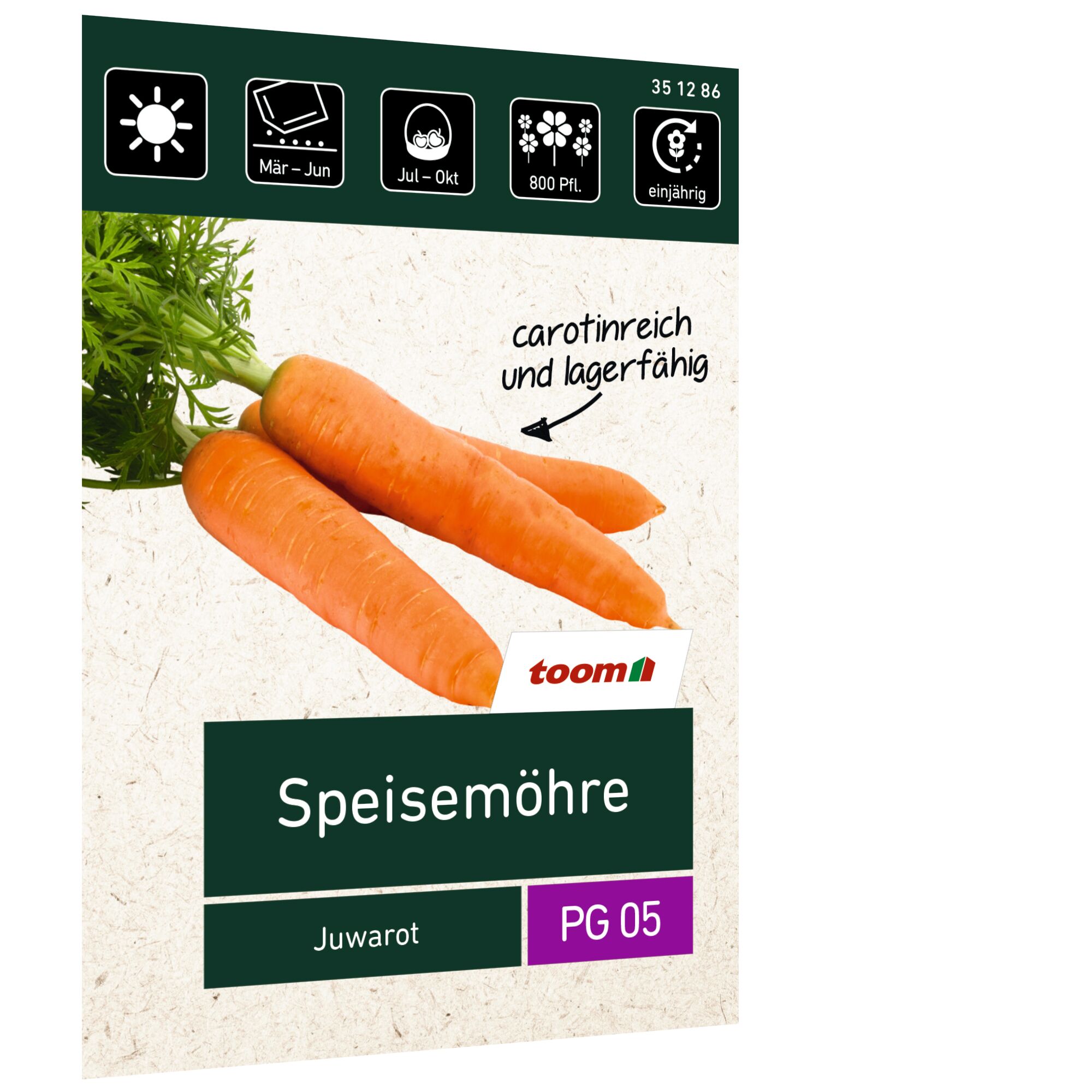 Speisemöhre Juwarot von Toom