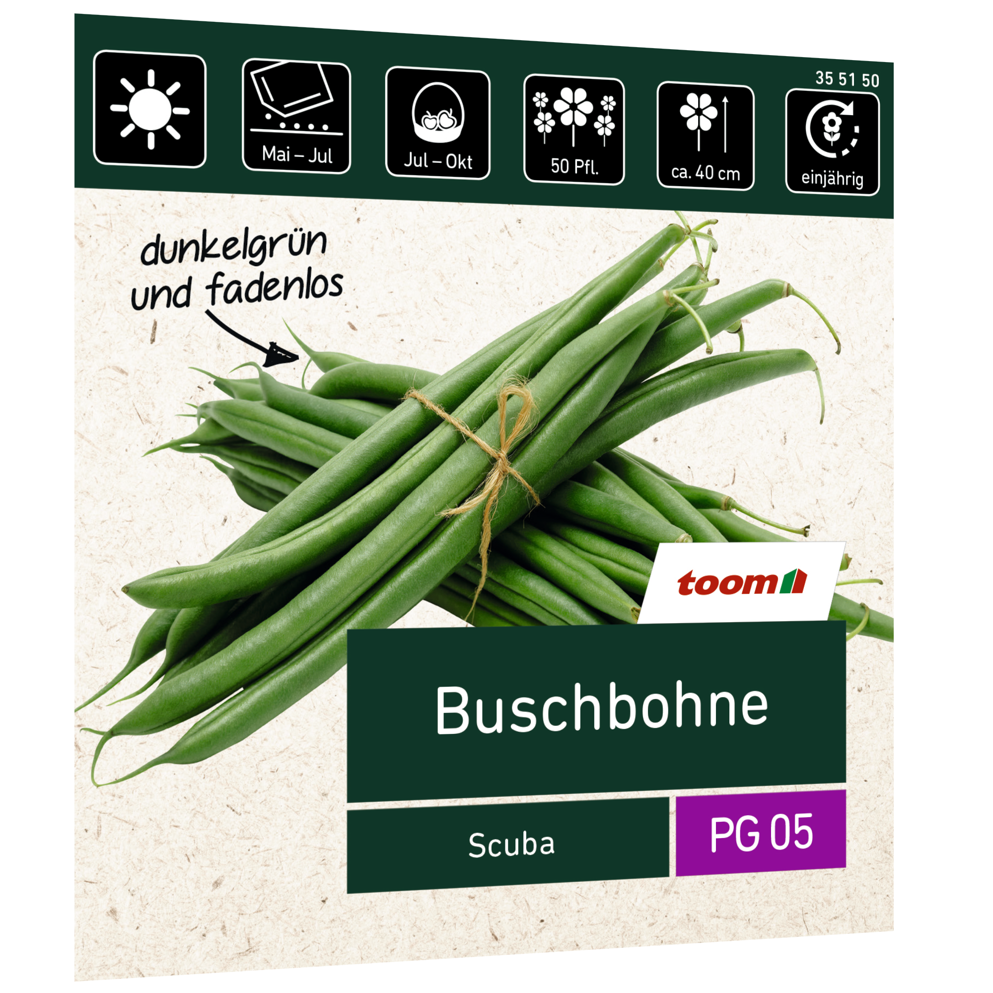 Buschbohne 'Scuba' + product picture