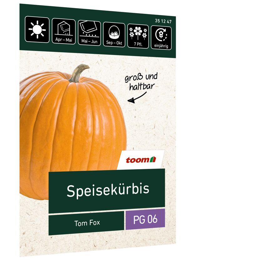 Garten-Speisekürbis 'Tom Fox'