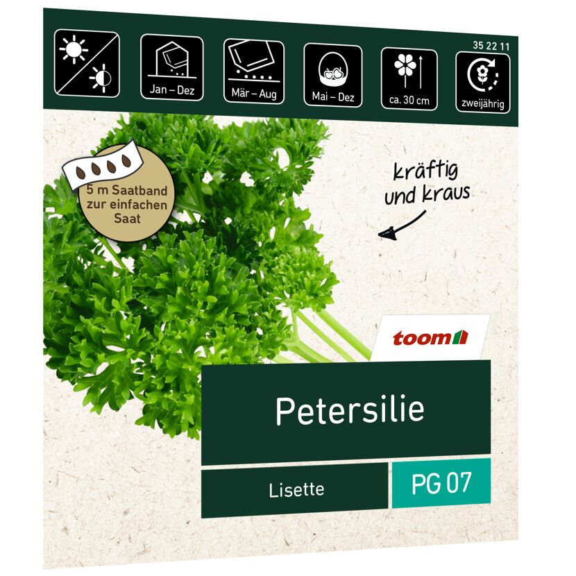 Petersilie Lisette Saatband