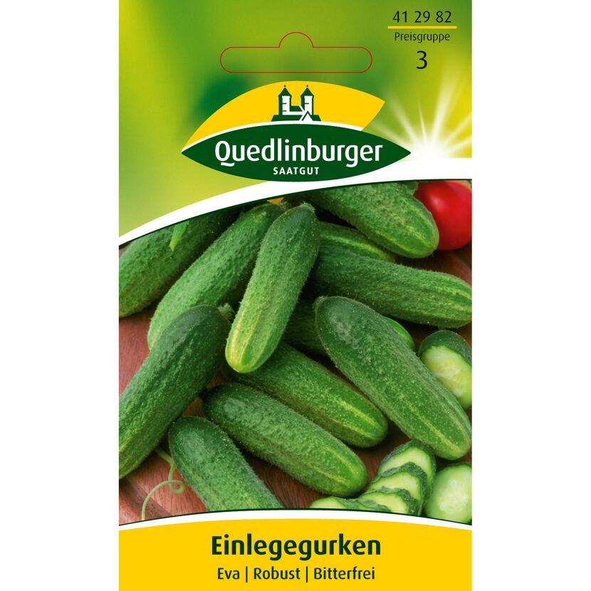 Einlegegurken der Marke Quedlinburger Saatgut
