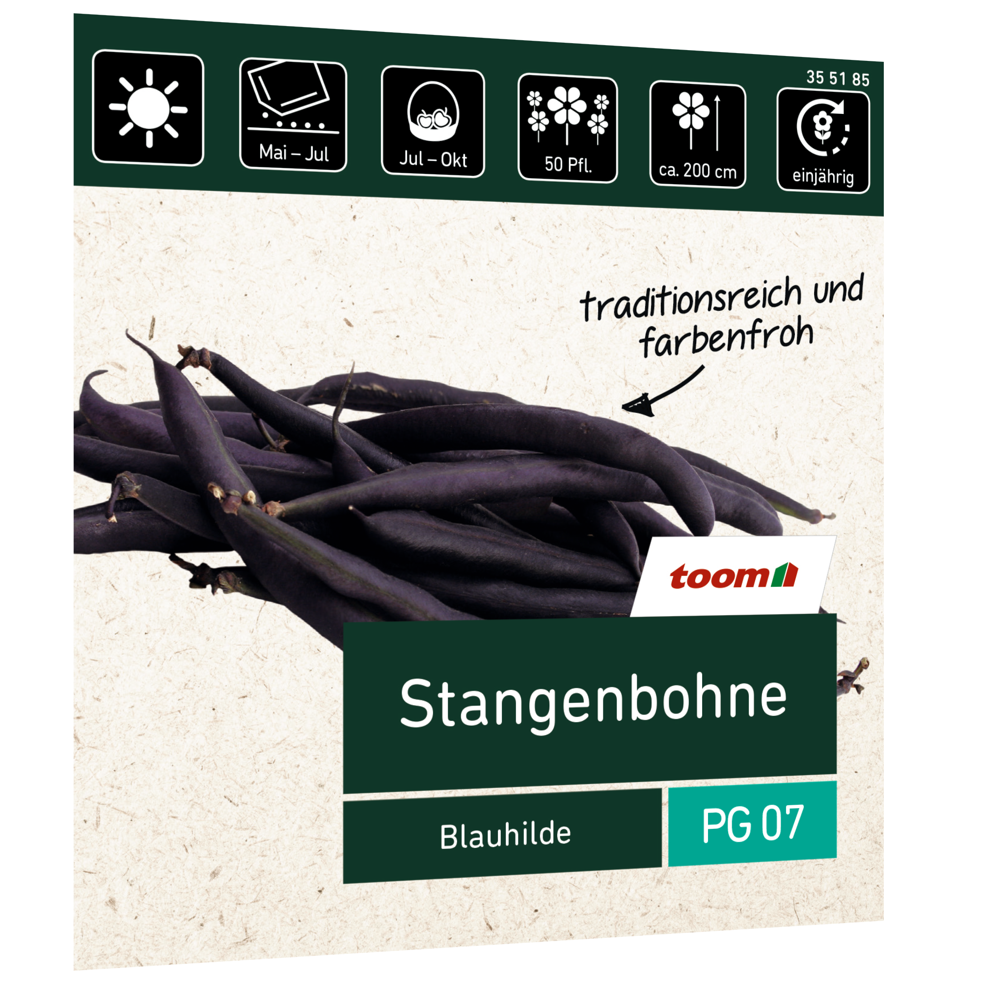 Stangenbohne 'Blauhilde' + product picture