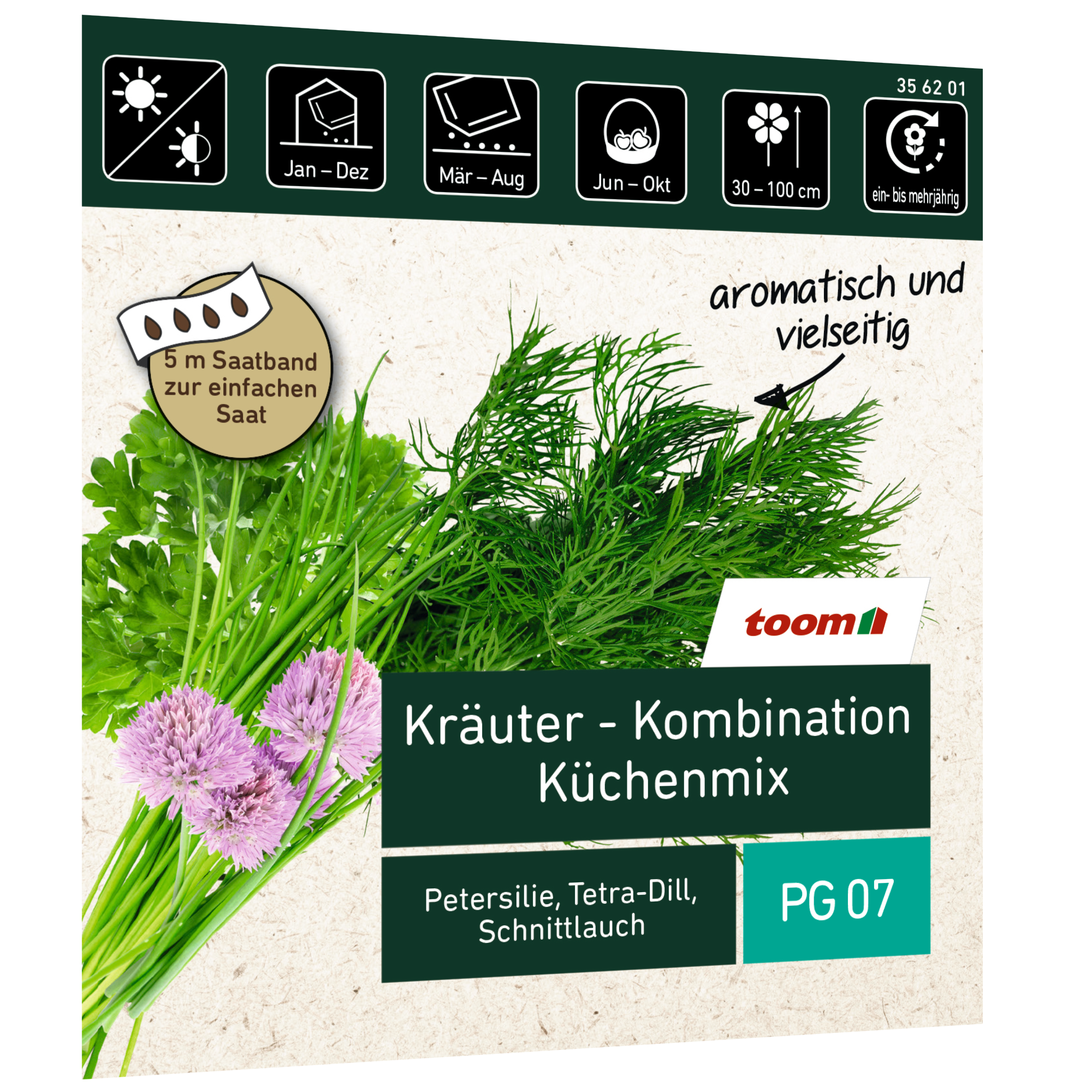 Kräuter 'Küchenmix' Saatband 5 m + product picture