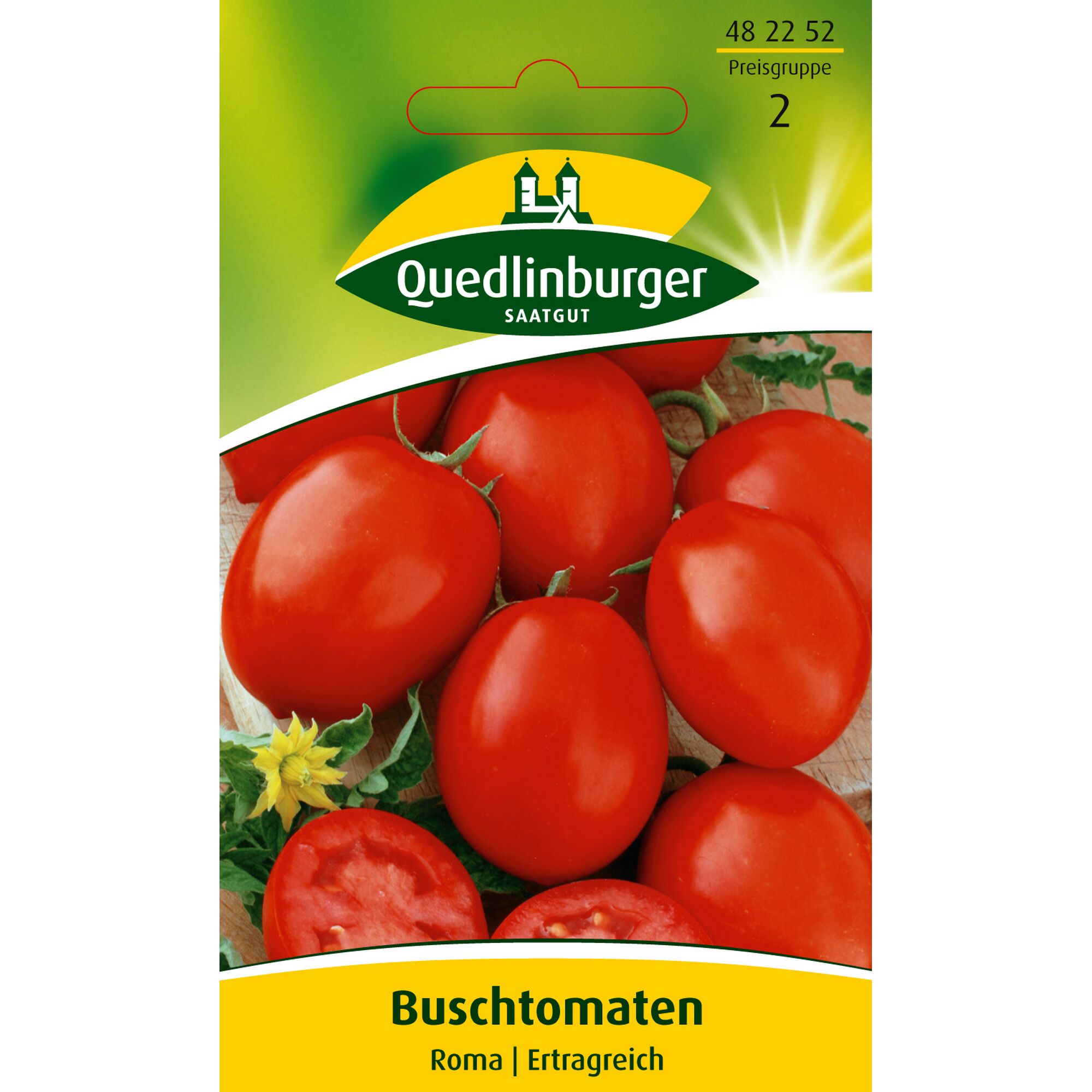 Quedlinburger Buschtomaten Roma, ertragreich