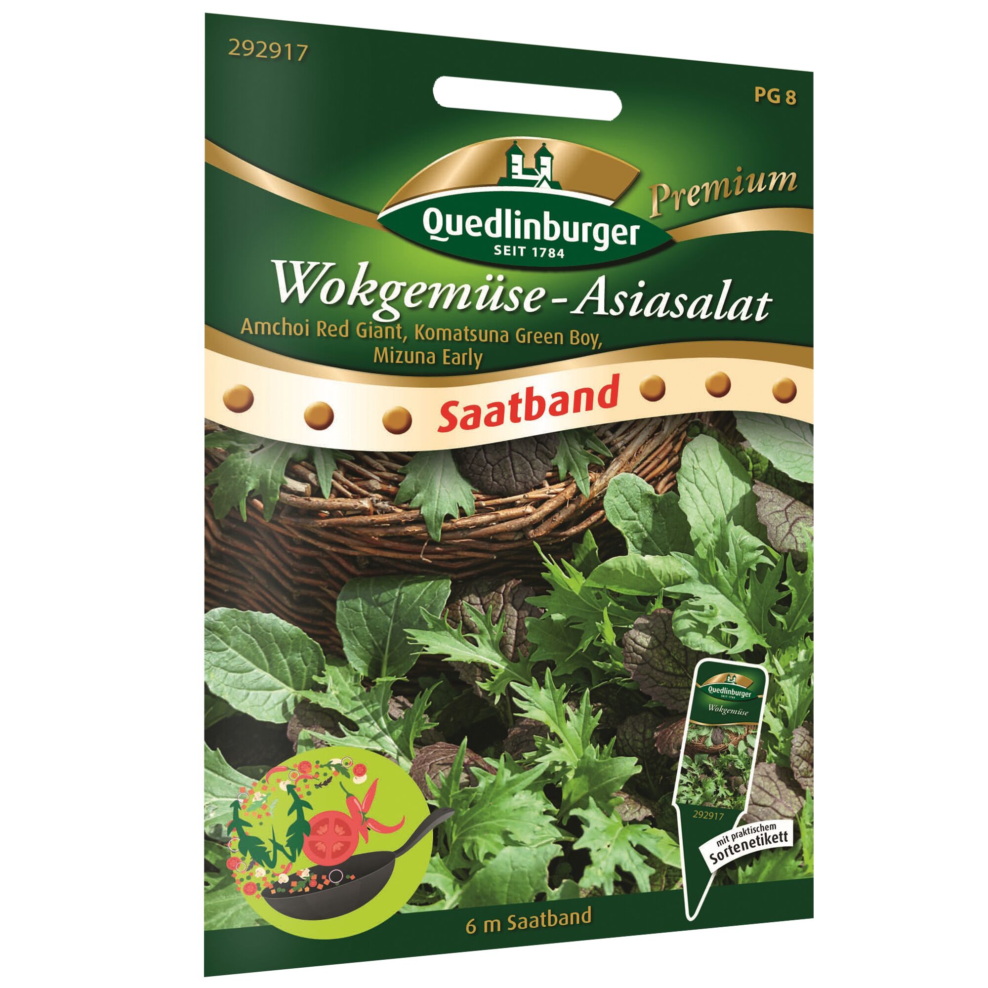 Quedlinburger Wokgemüse-Asiasalat Saatband