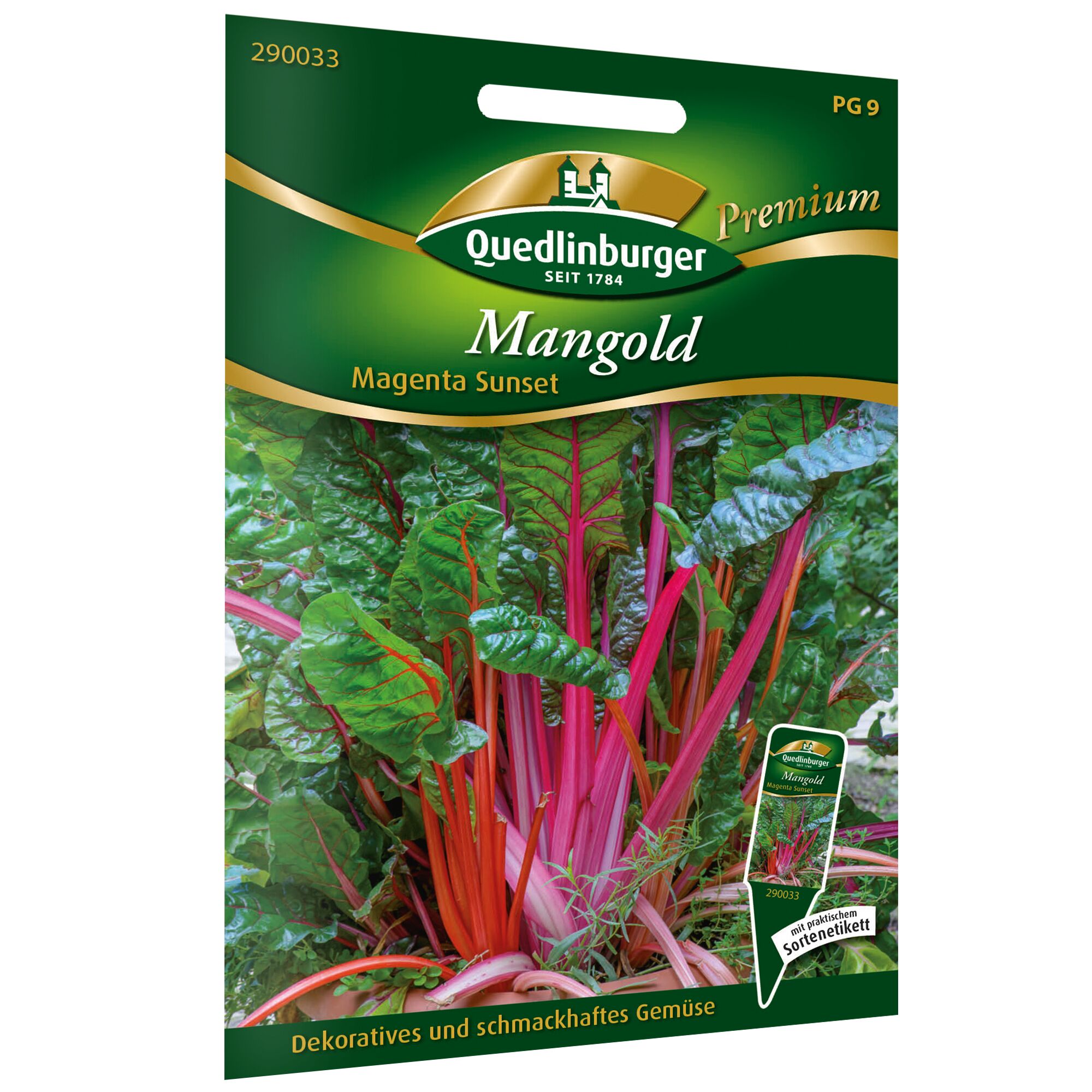 Samenpackung Quedlinburger Mangold Magenta Sunset