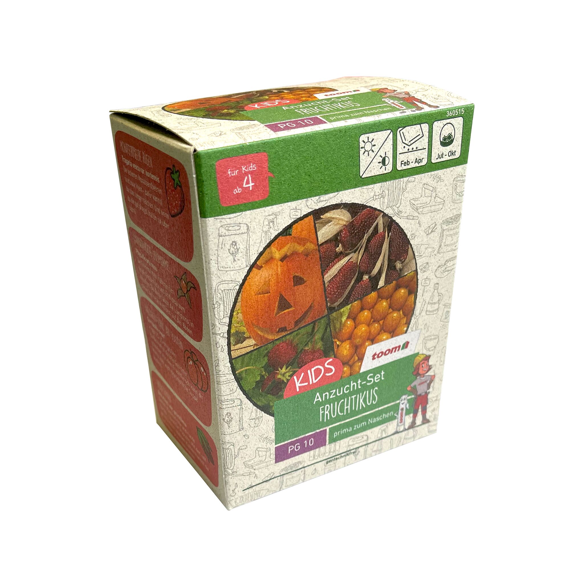 toom Anzucht-Set Fruchtikus für Kinder ab 4 Jahren