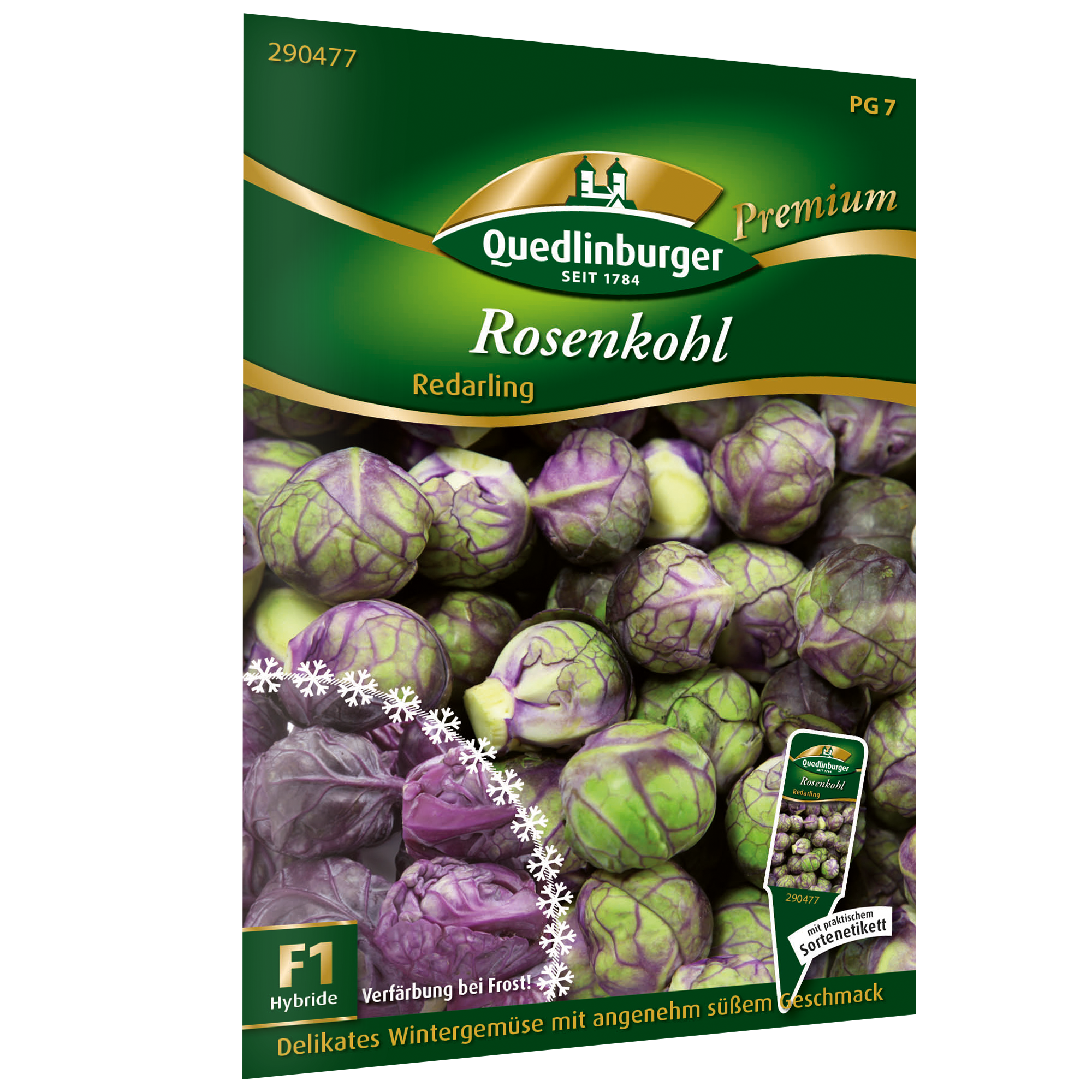 Rosenkohl 'Redarling' + product picture