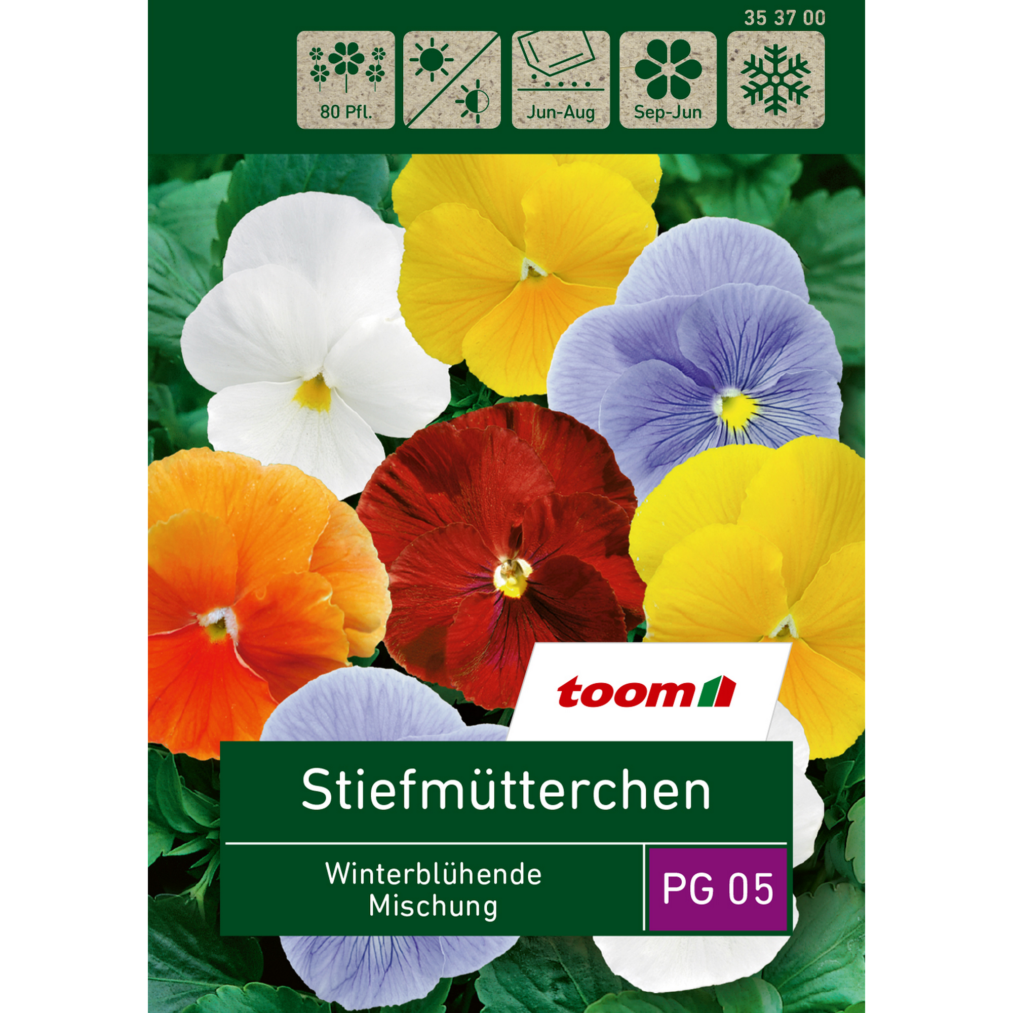 Stiefmütterchen 'Winterblühende Mischung' + product picture