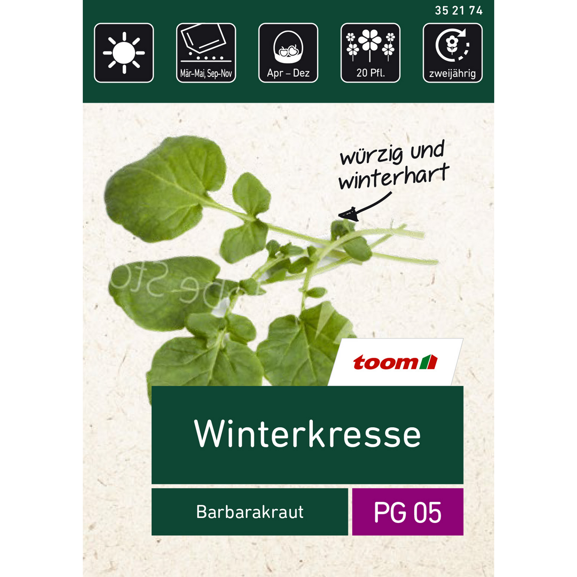 Winterkresse Barbarakraut + product picture