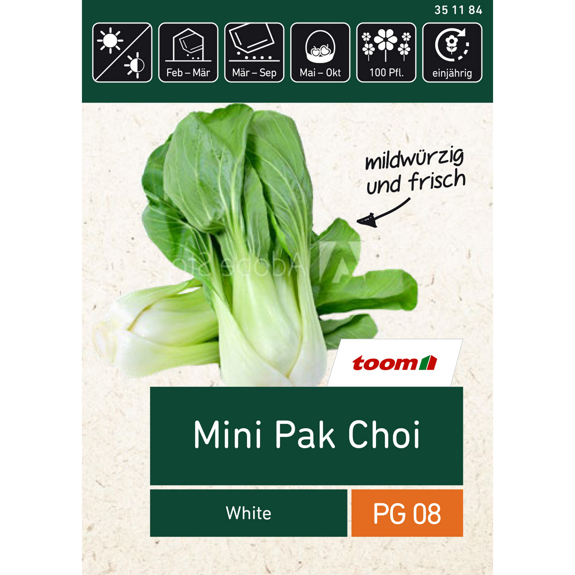 Mini Pak Choi White + product picture