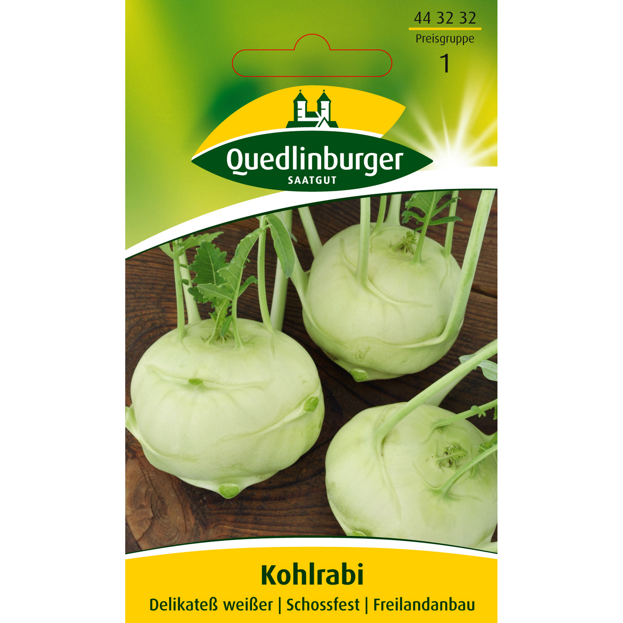 Kohlrabi 'Delikateß weißer' + product picture