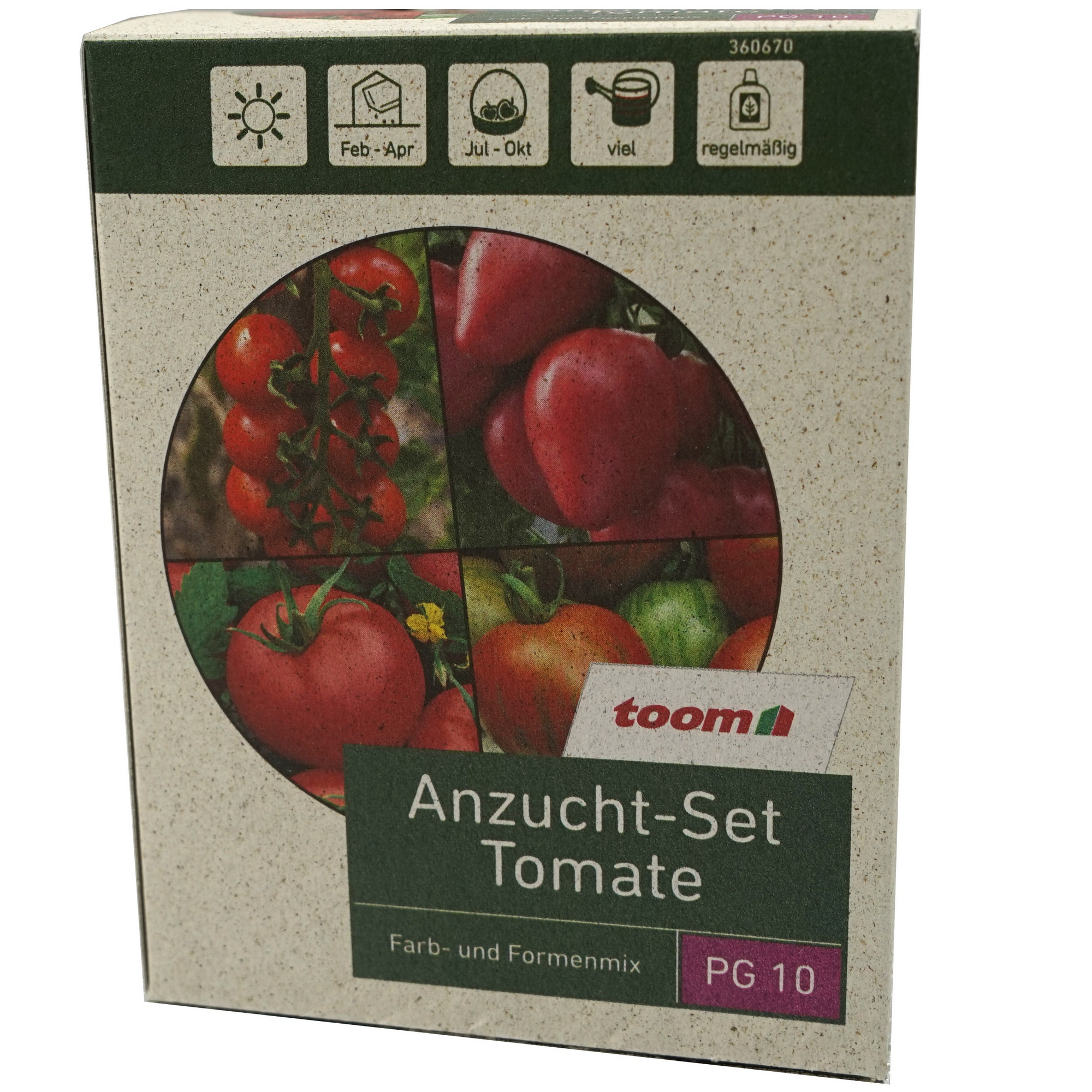 Anzuchtset - Tomaten, 10 teilig + product picture