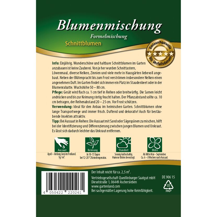 Blumenmischung 'Schnittblumen'