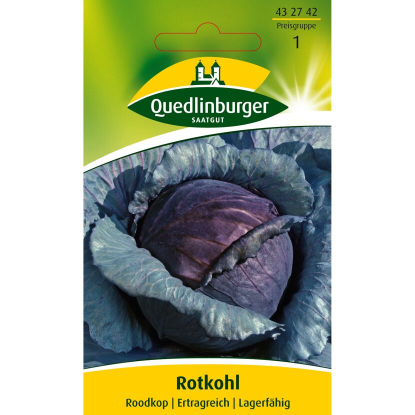 Rotkohlsaatgut der Marke Quedlinburger