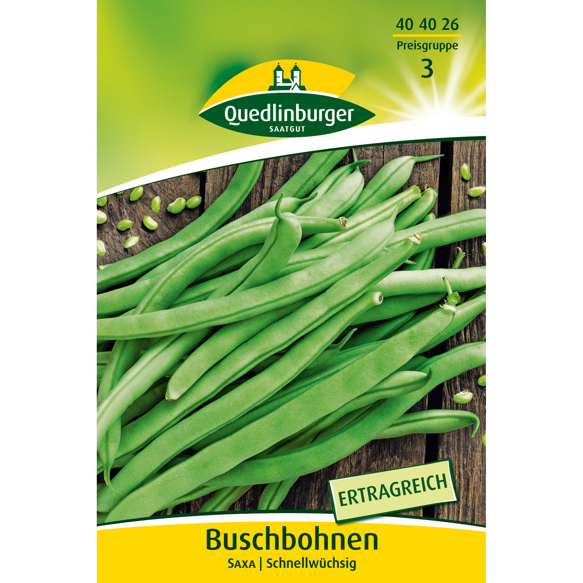 Buschbohnen 'Saxa'