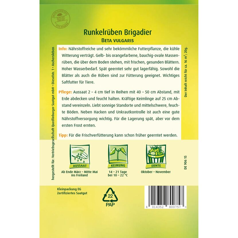 Runkelrüben 'Brigadier'